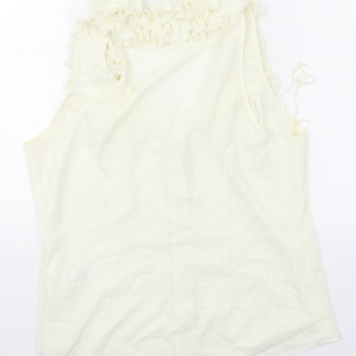 Spense Womens White   Basic Blouse Size L