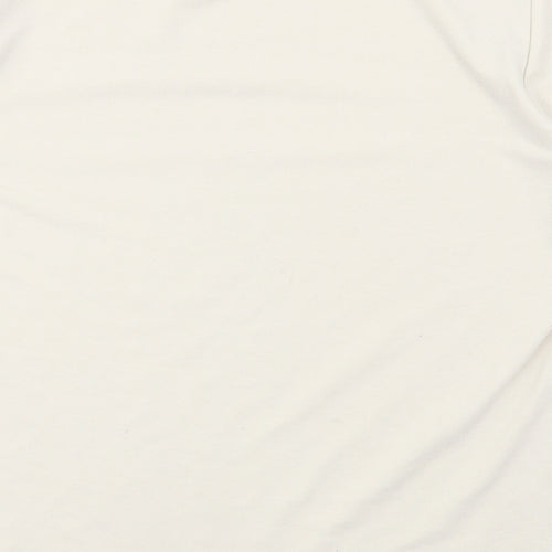 I SAW IT FIRST Womens Beige   Basic T-Shirt Size 12