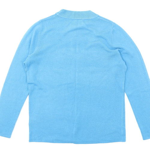 Bon Marché Womens Blue  Knit Pullover Jumper Size 12