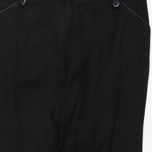 M&Co Womens Black   Trousers  Size 20 L26 in