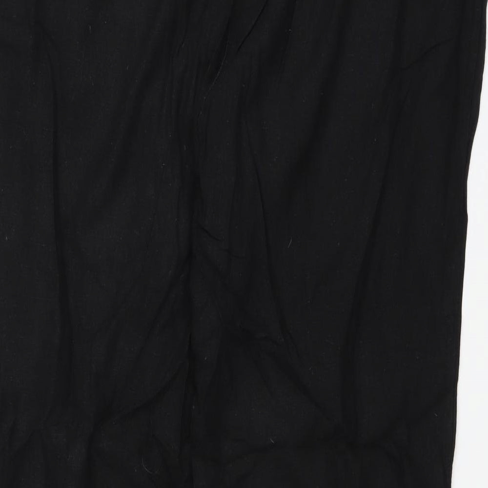 M&Co Womens Black   Trousers  Size 20 L26 in