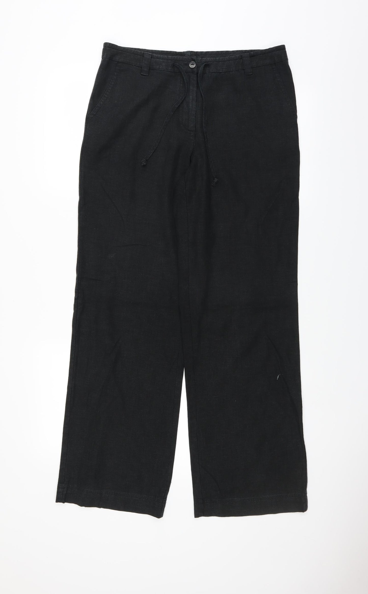NEXT Womens Black   Trousers  Size 10 L30 in