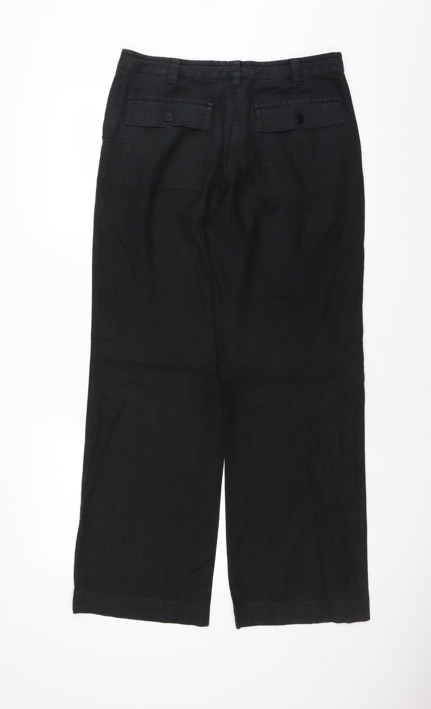 NEXT Womens Black   Trousers  Size 10 L30 in