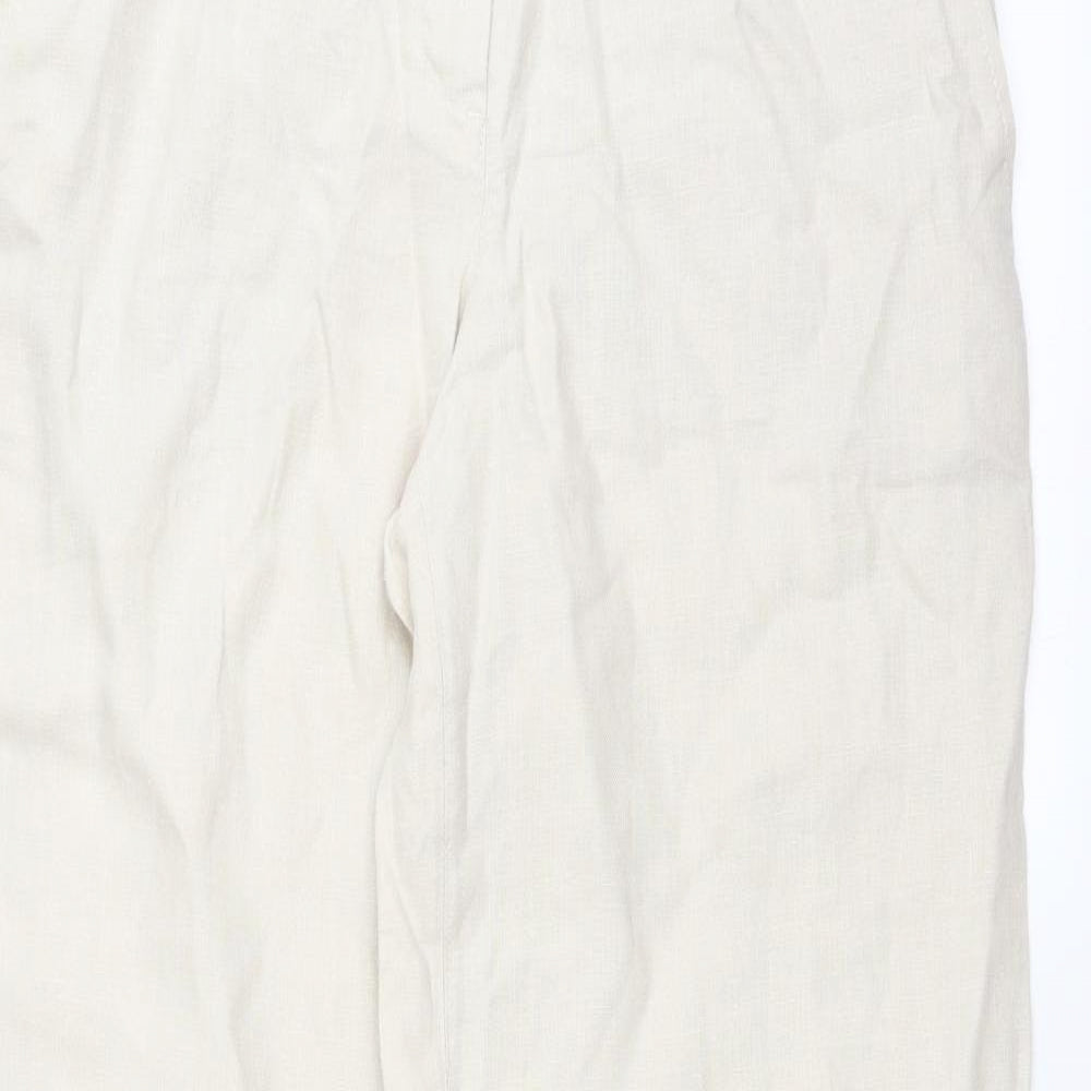 NEXT Womens Beige   Trousers  Size 12 L31 in