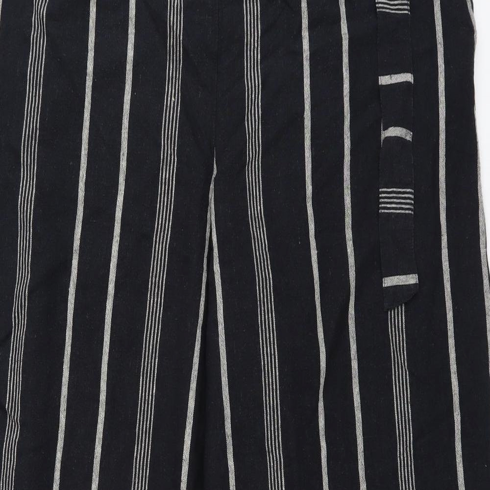George Womens Blue Striped  Trousers  Size 18 L31 in