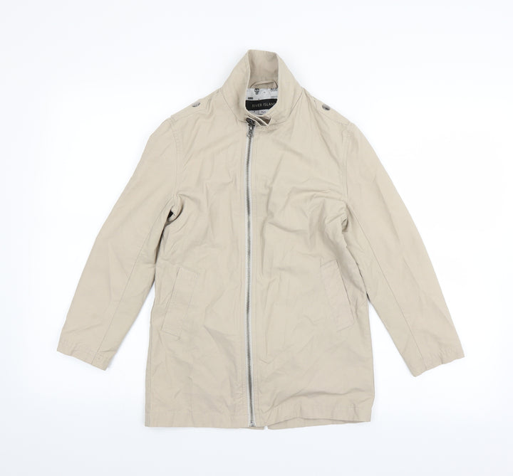 River Island Girls Beige Jacket Size 8 Years