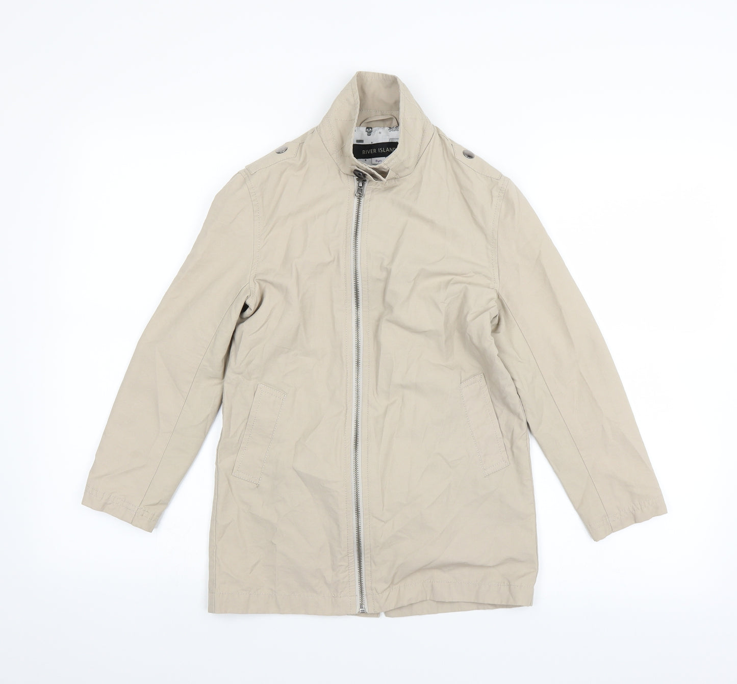 River Island Girls Beige   Jacket  Size 8 Years