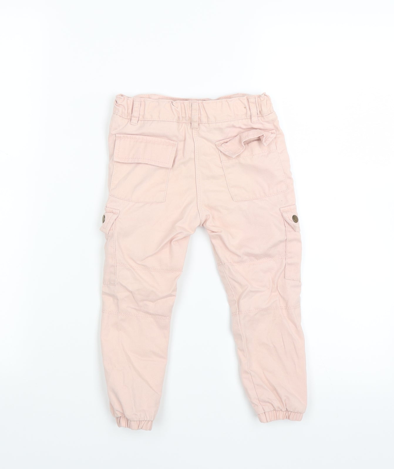 F&F Girls Pink   Cargo Trousers Size 2-3 Years