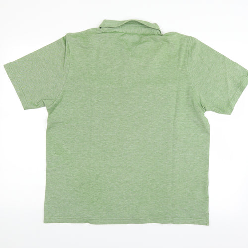 Lincoln Mens Green    Polo Size L