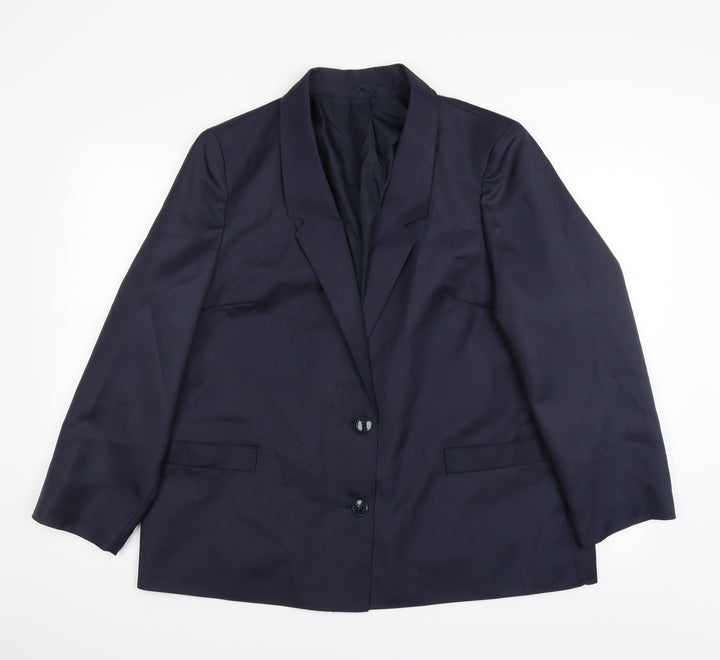 A&V Fashions Mens Blue Jacket Suit Jacket Size 42