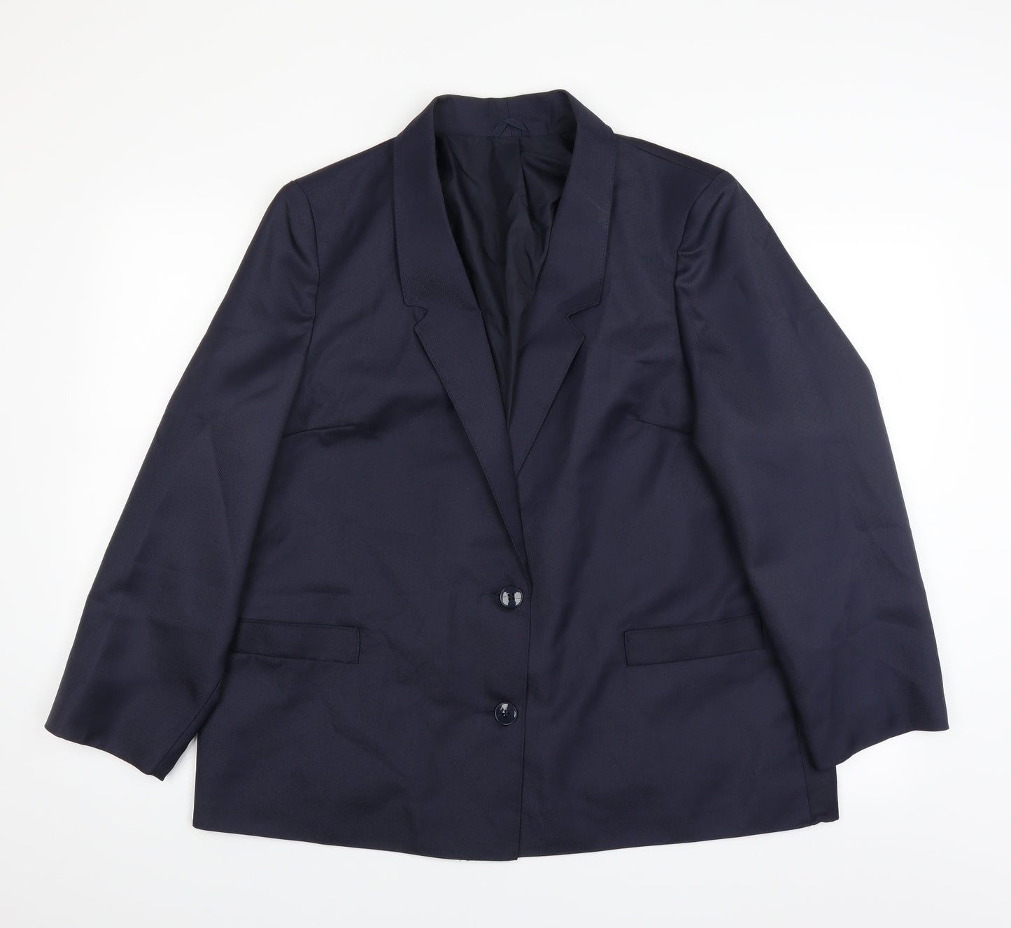 A&V Fashions Mens Blue   Jacket Suit Jacket Size 42