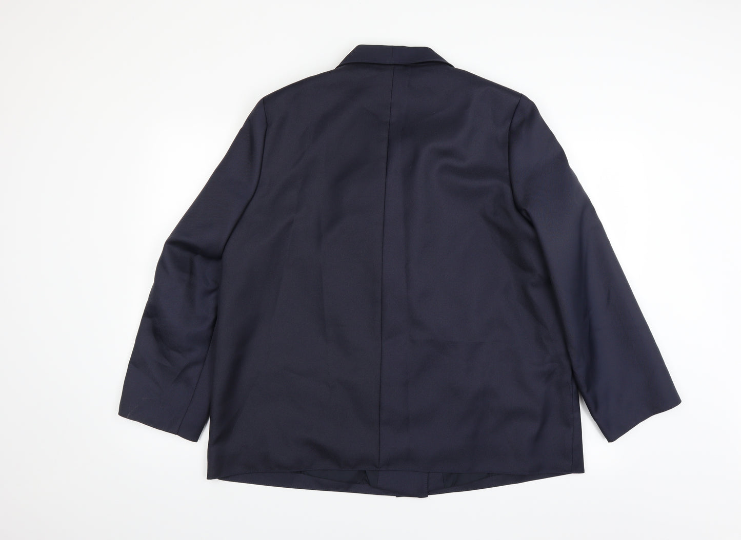 A&V Fashions Mens Blue   Jacket Suit Jacket Size 42