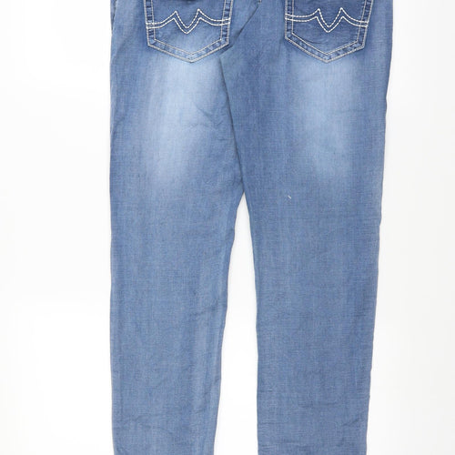 Preworn Womens Blue  Denim Skinny Jeans Size 32 in L30 in