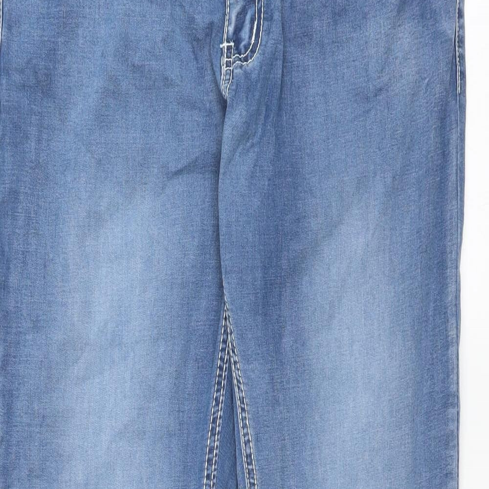 Preworn Womens Blue  Denim Skinny Jeans Size 32 in L30 in