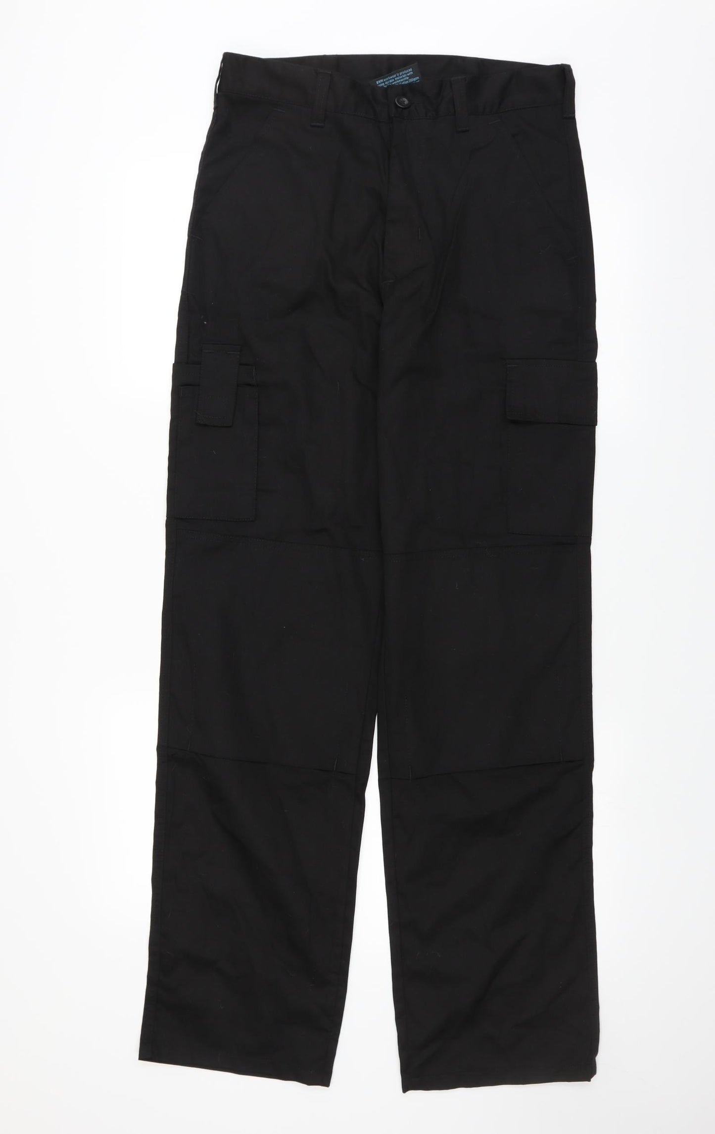 bwm workwear Mens Black   Cargo Trousers Size 30 in L33 in - long Leg