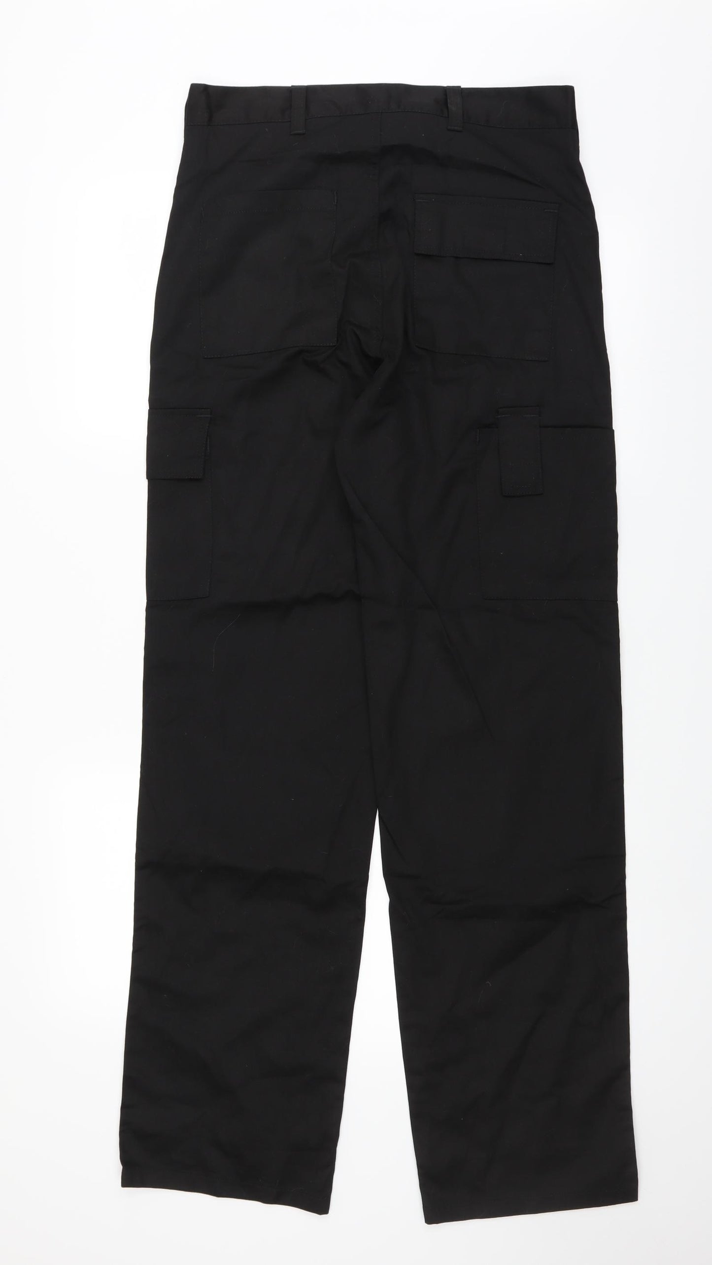 bwm workwear Mens Black   Cargo Trousers Size 30 in L33 in - long Leg