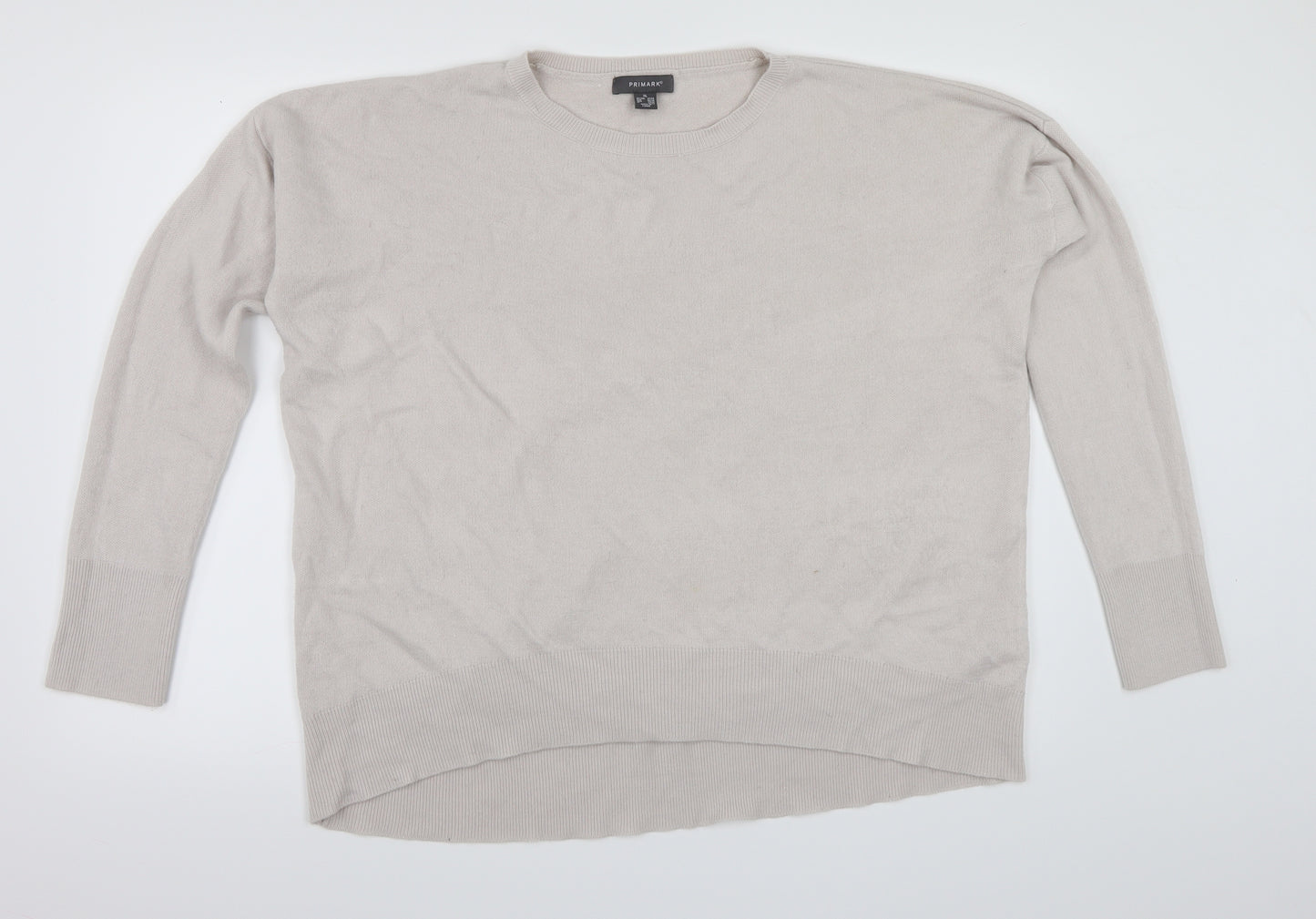 Primark Womens Ivory   Pullover Sweatshirt Size 18