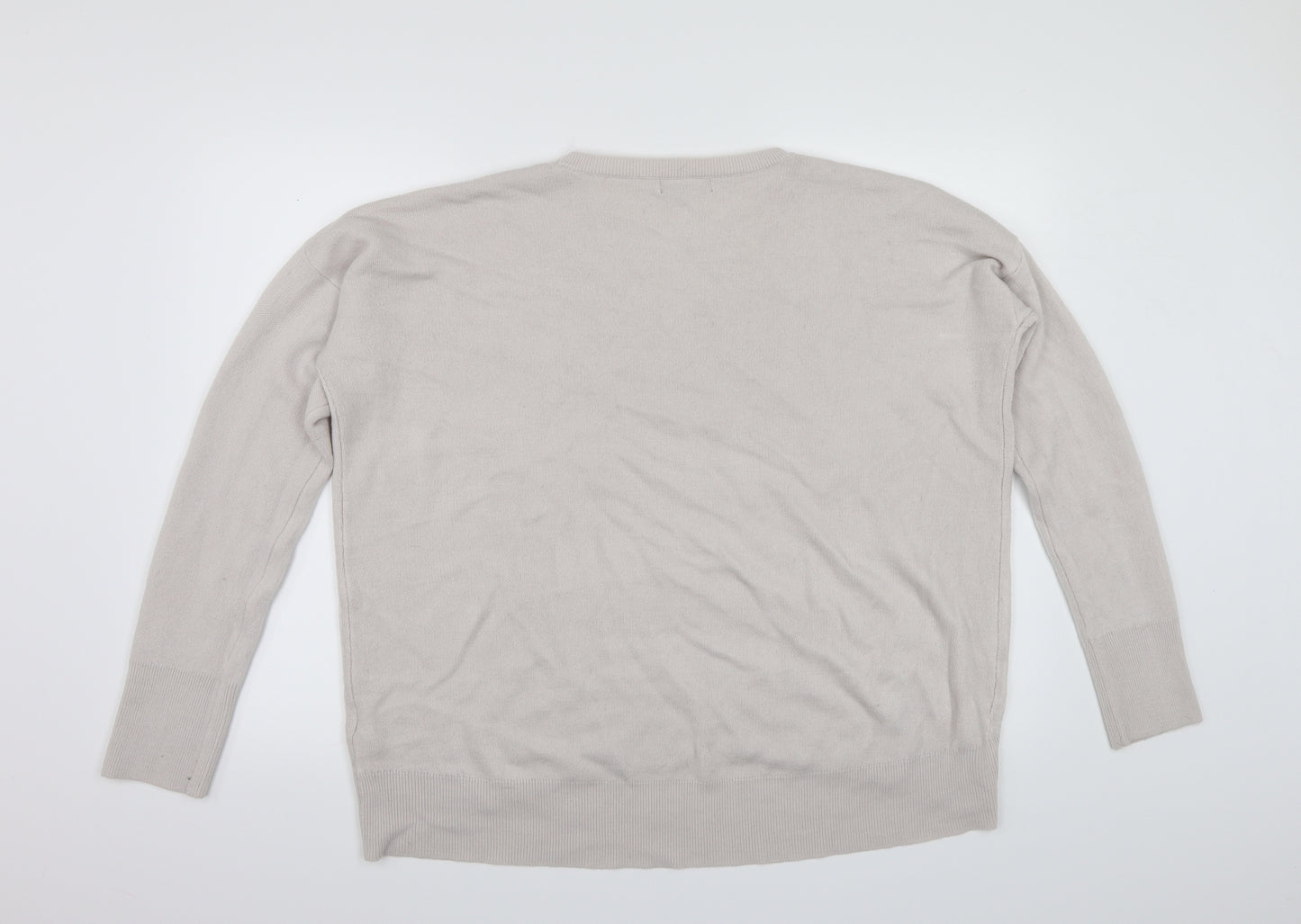 Primark Womens Ivory   Pullover Sweatshirt Size 18