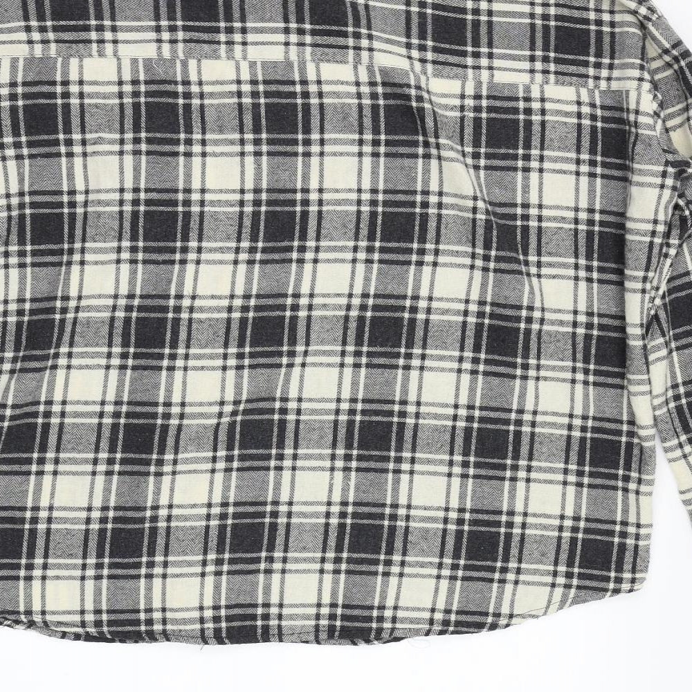 HEARTBREAK Womens Multicoloured Check  Basic Button-Up Size 8