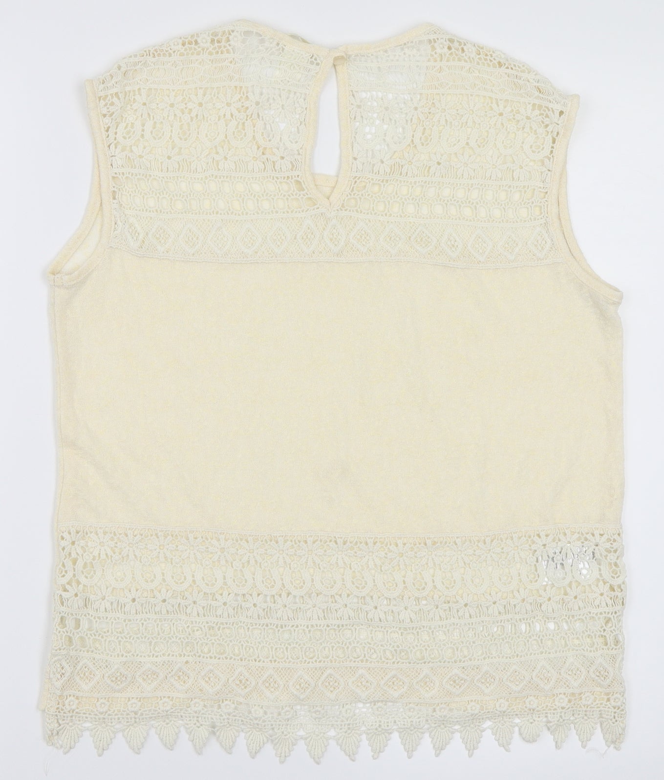 H&M  Womens Ivory   Basic T-Shirt Size XS