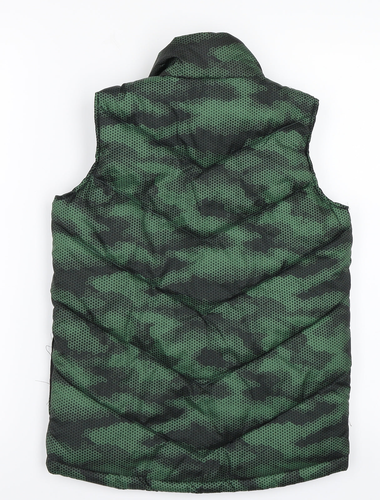 URBAN BOYS Boys Green Camouflage  Gilet Jacket Size 9 Years