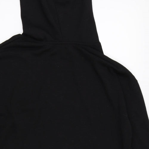 Topshop Womens Black   Pullover Hoodie Size 6