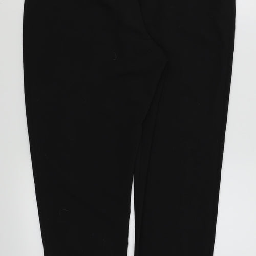 Preworn Womens Black   Trousers  Size 16 L26 in