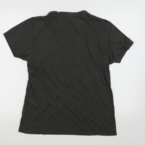 Cedar Wood State Mens Green    T-Shirt Size L