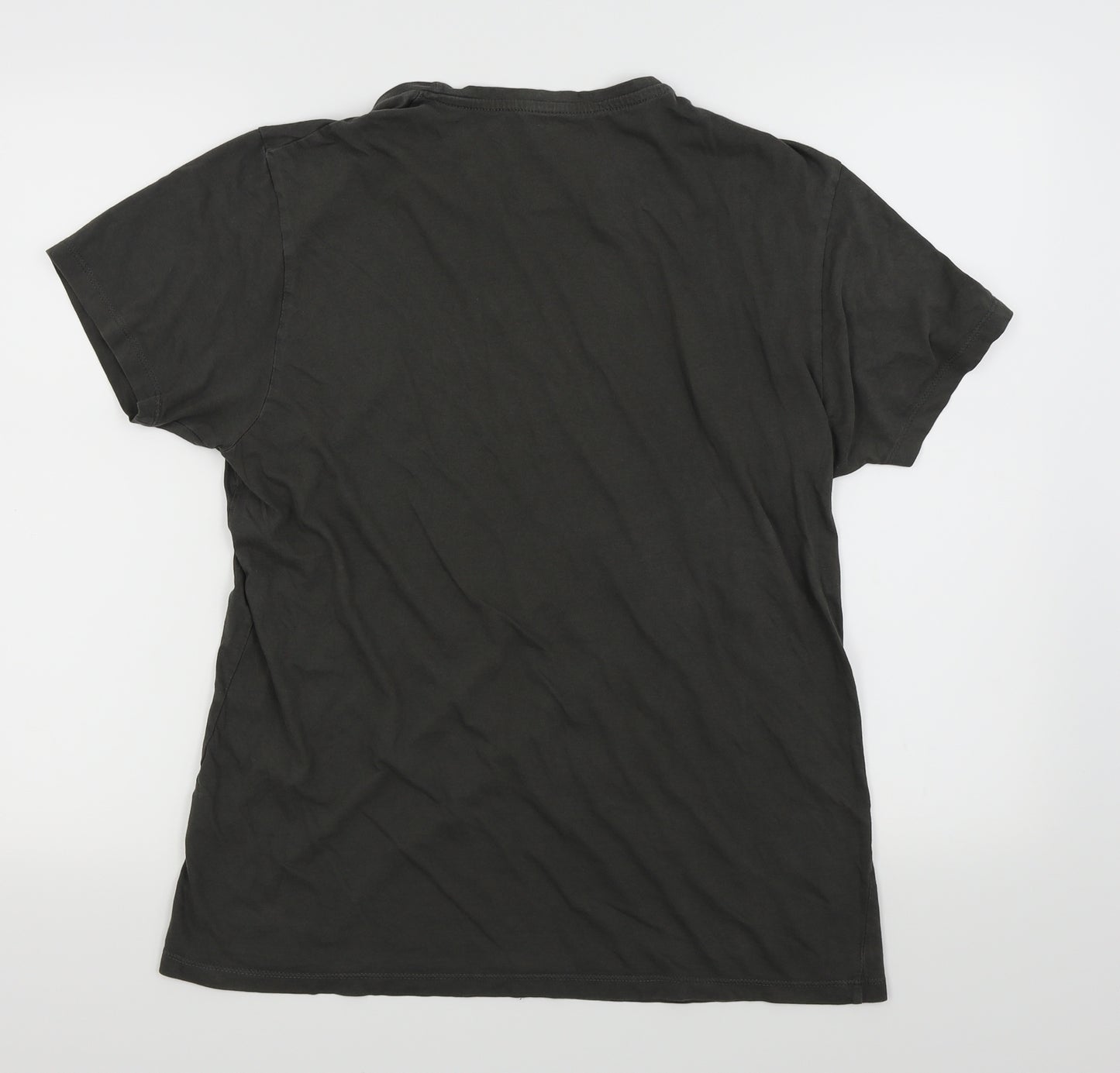 Cedar Wood State Mens Green    T-Shirt Size L