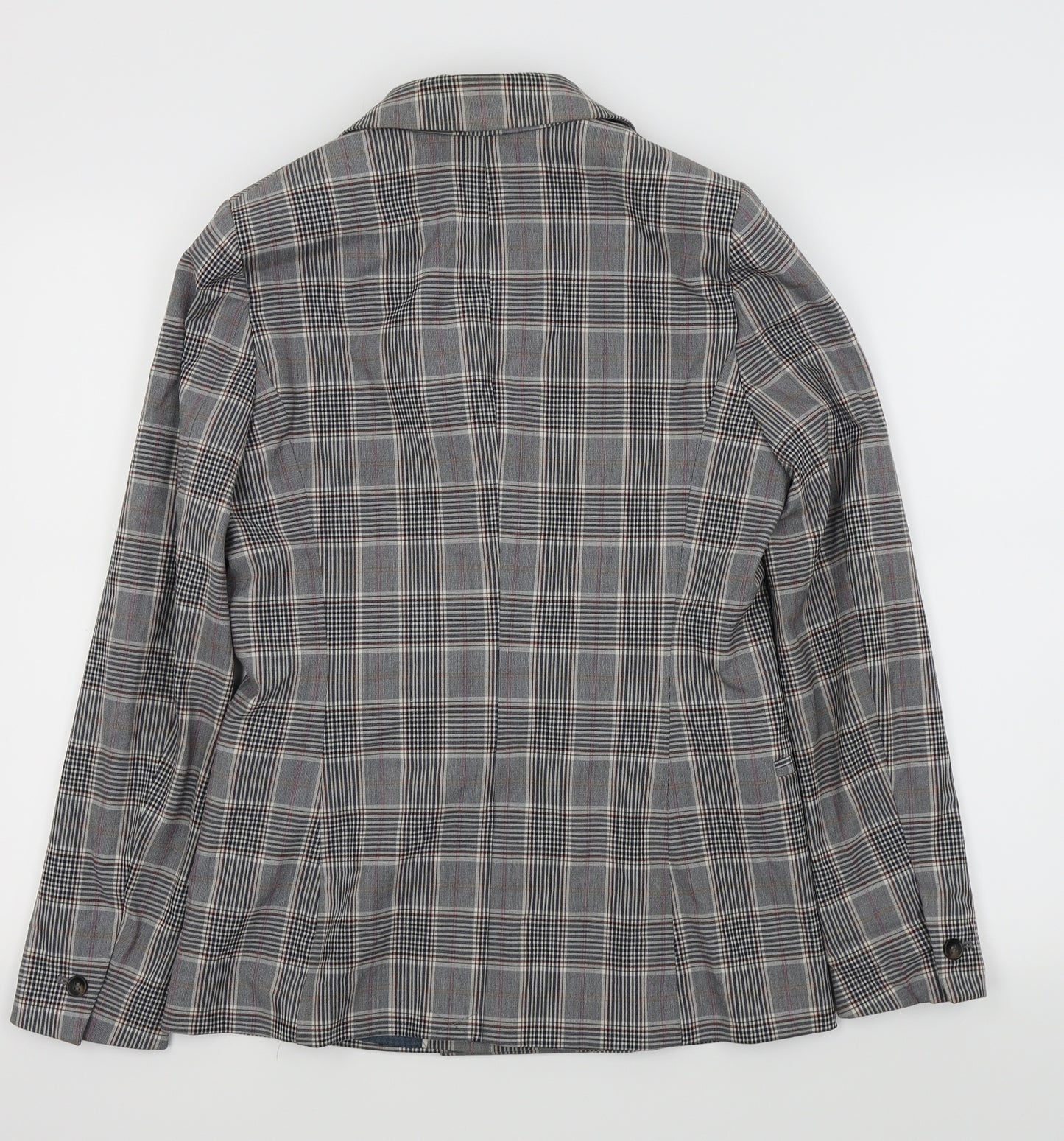 NEXT Womens Grey Check  Jacket Blazer Size 8