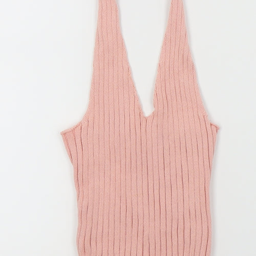 8 birdies Womens Pink   Cropped Tank Size S