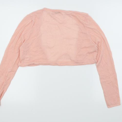 thanne Womens Pink   Cardigan Jumper Size S