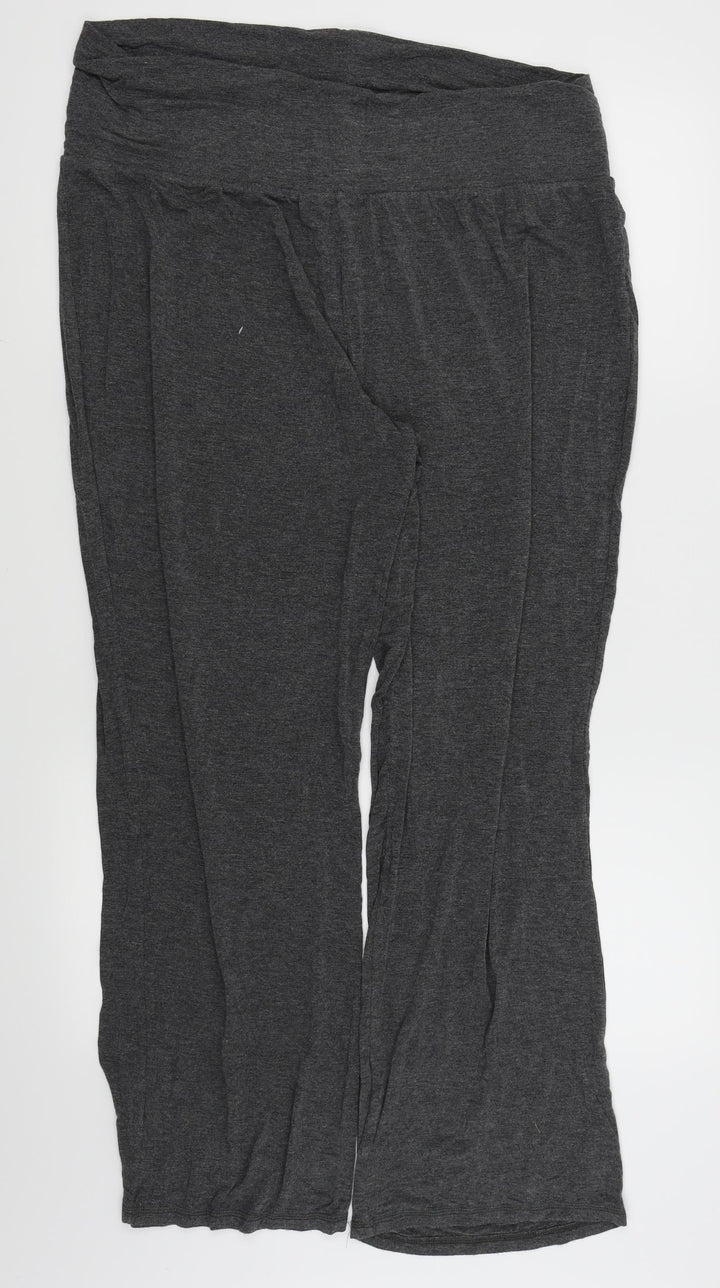 love yours Womens Grey Capri Leggings Size L L28 in