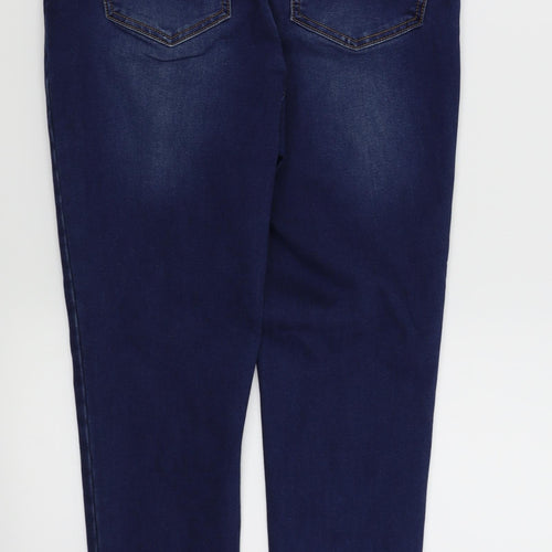 Nutmeg Womens Blue   Skinny Jeans Size 12 L24 in