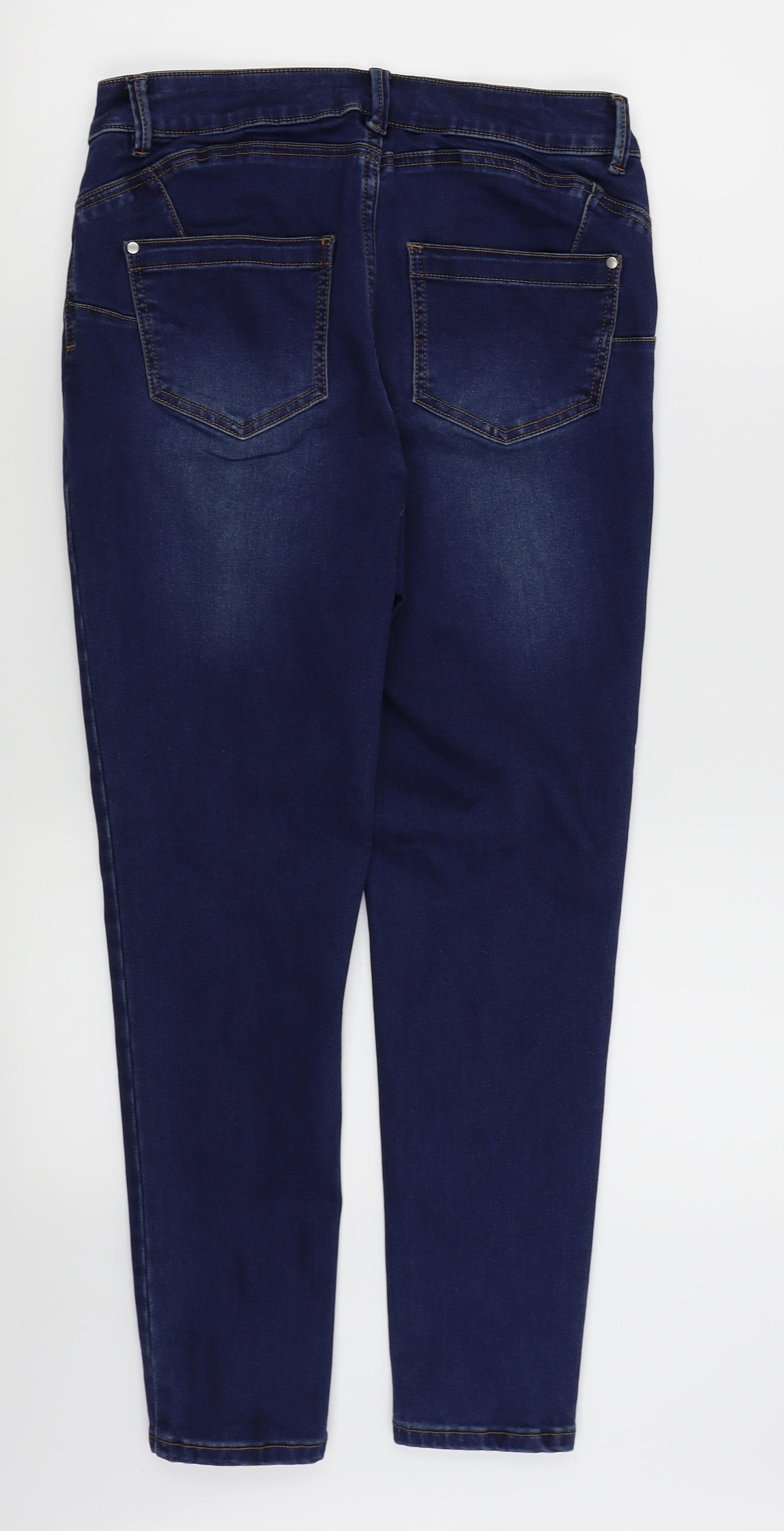 Nutmeg Womens Blue   Skinny Jeans Size 12 L24 in