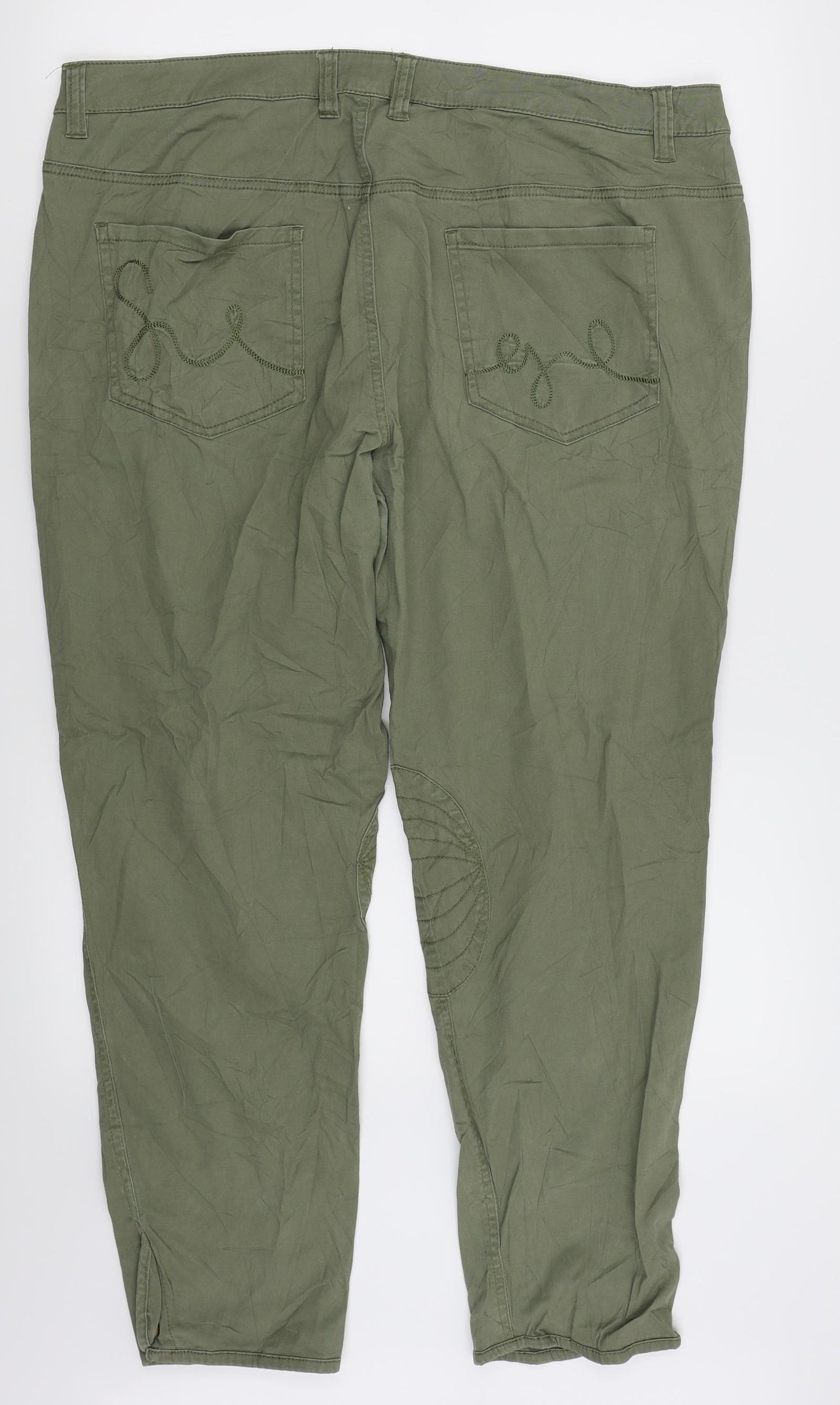 sheego casual Womens Green   Trousers  Size 22 L27 in