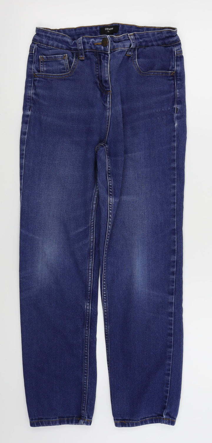 Denim Womens Blue Skinny Jeans Size 10 L24 in