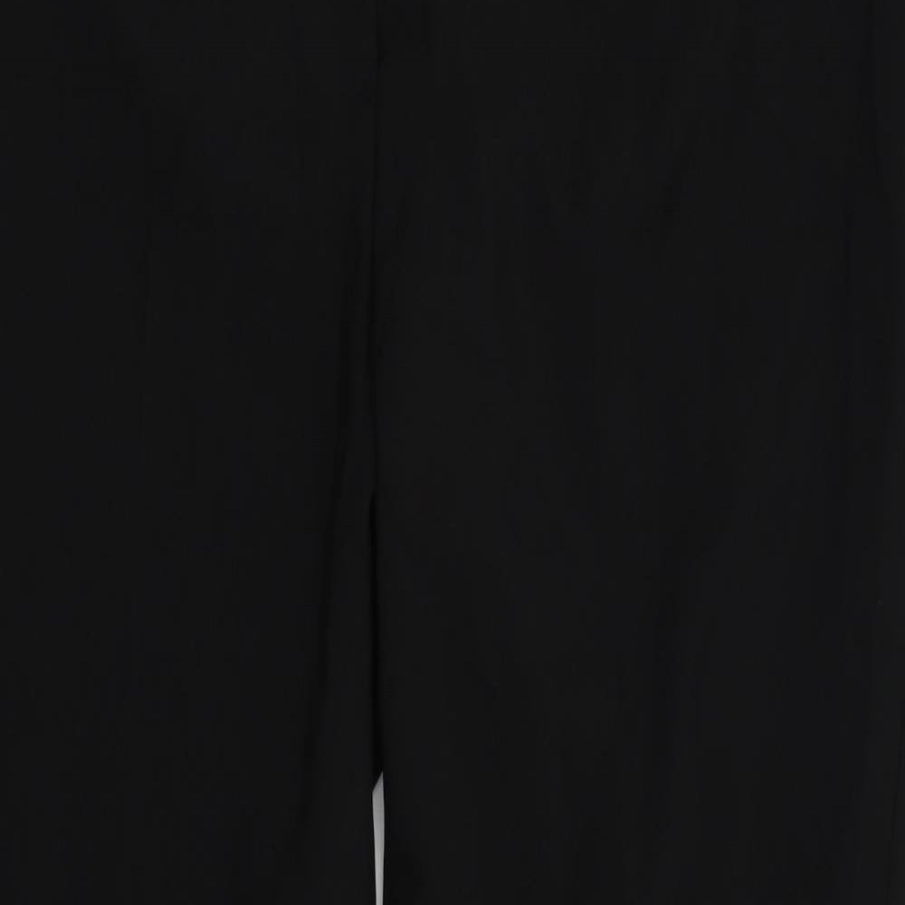 Papaya Womens Black   Trousers  Size 14 L27 in