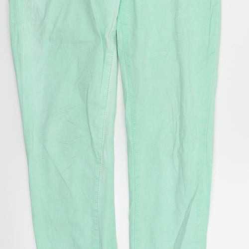 1982 Womens Green   Skinny Jeans Size 8 L30 in