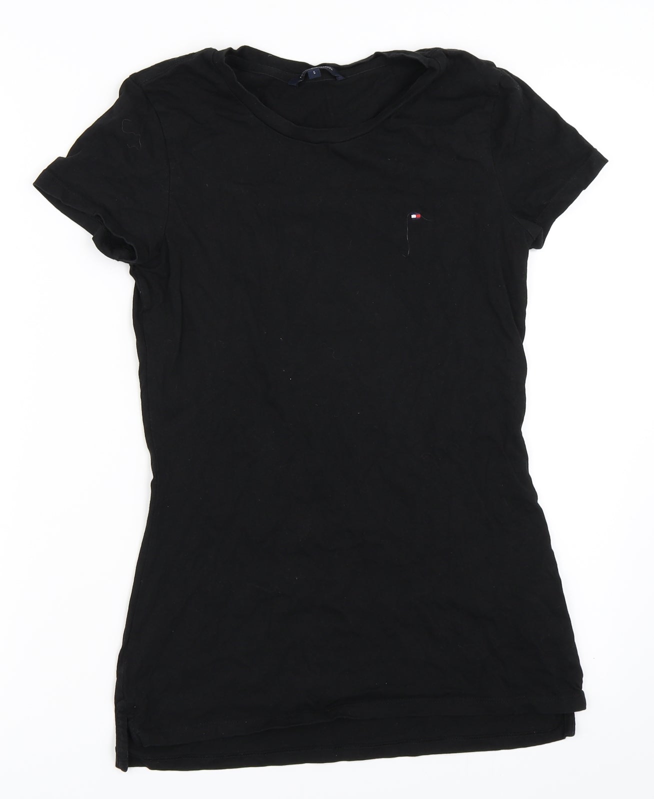 Tommy Hilfiger Womens Black   Basic T-Shirt Size S