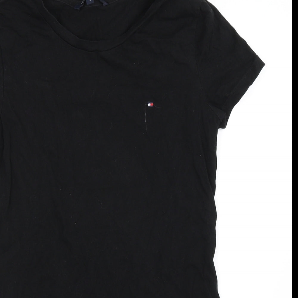 Tommy Hilfiger Womens Black   Basic T-Shirt Size S