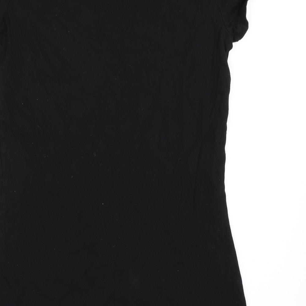 Tommy Hilfiger Womens Black   Basic T-Shirt Size S