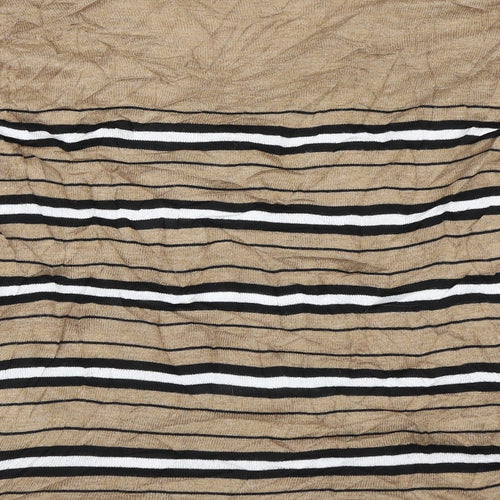 NEXT Womens Beige Striped  Pullover Jumper Size 18