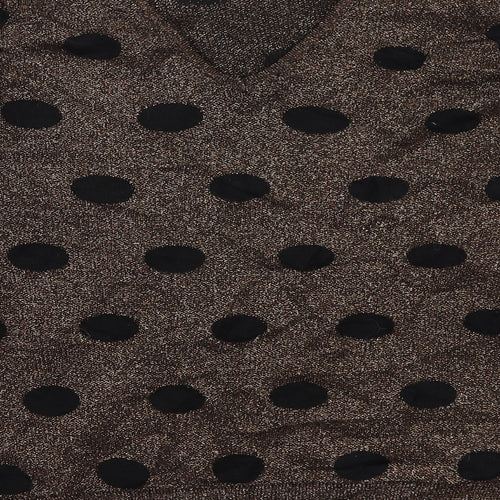 Matalan Womens Brown   Pullover Jumper Size 14  - Cut Out Shoulders