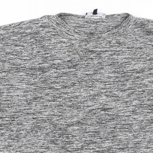 Warehouse Womens Grey   Pullover Jumper Size 12