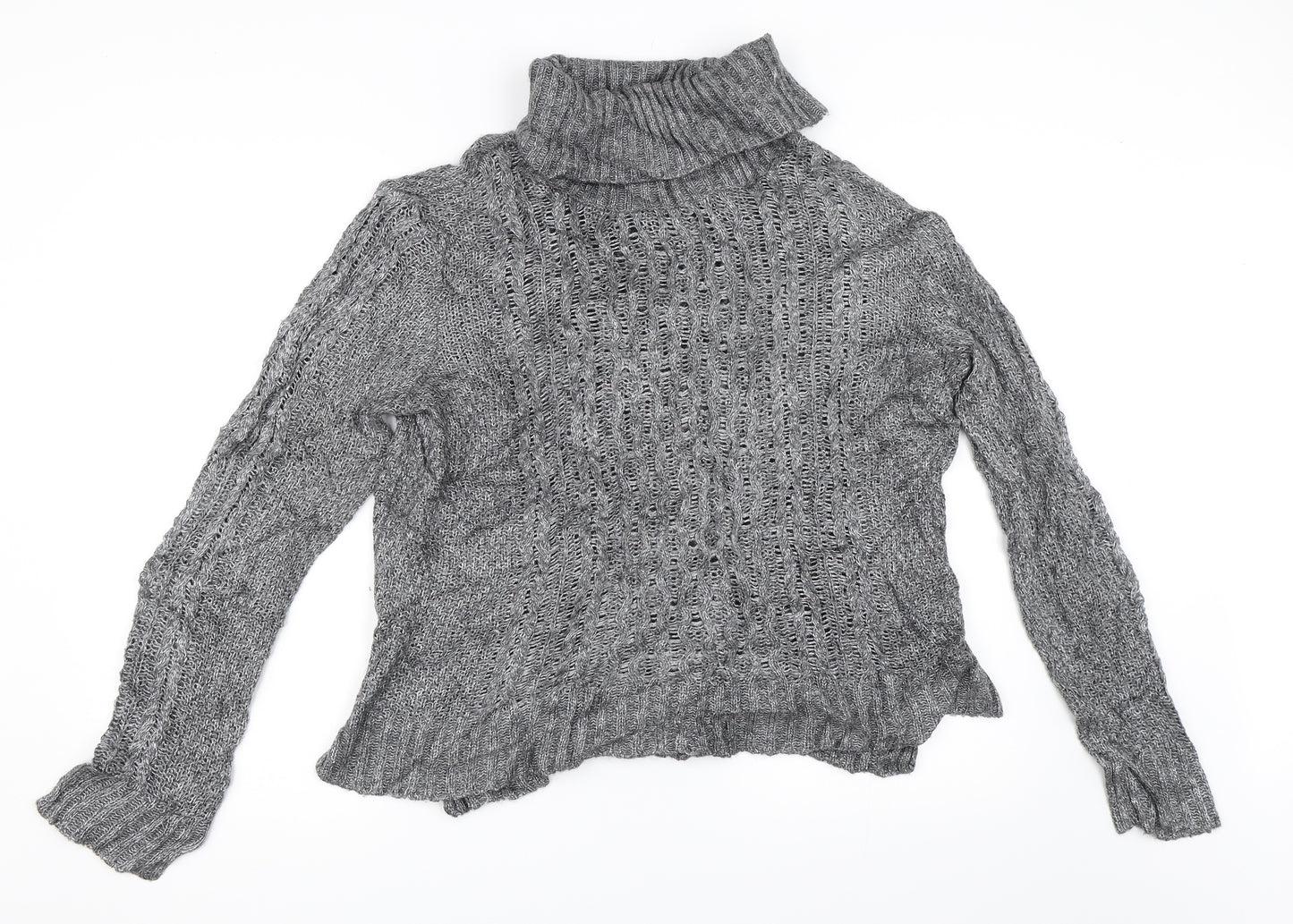 Paper Denim & Cloth Womens Grey   Pullover Jumper Size M