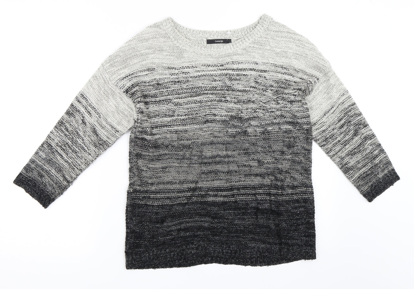 George Womens Grey   Pullover Jumper Size 8