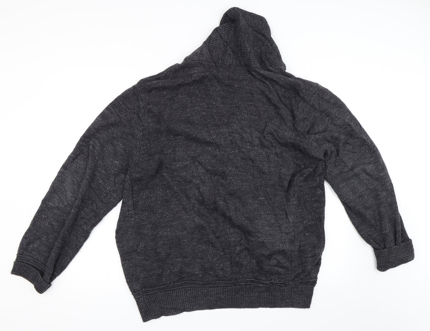 Marks and Spencer Mens Grey   Cardigan Jumper Size XL