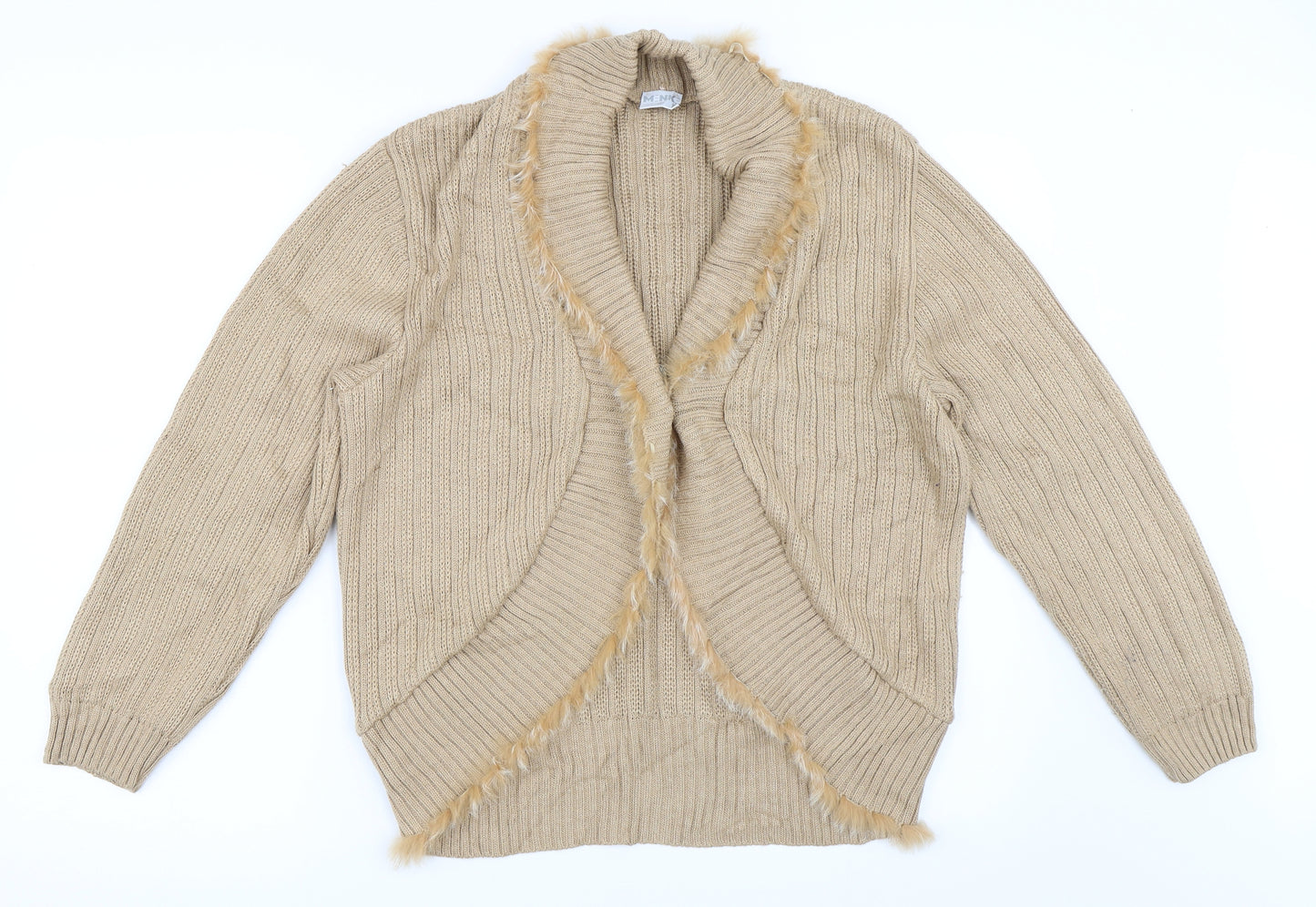 Mink City Womens Beige   Cardigan Jumper Size 38
