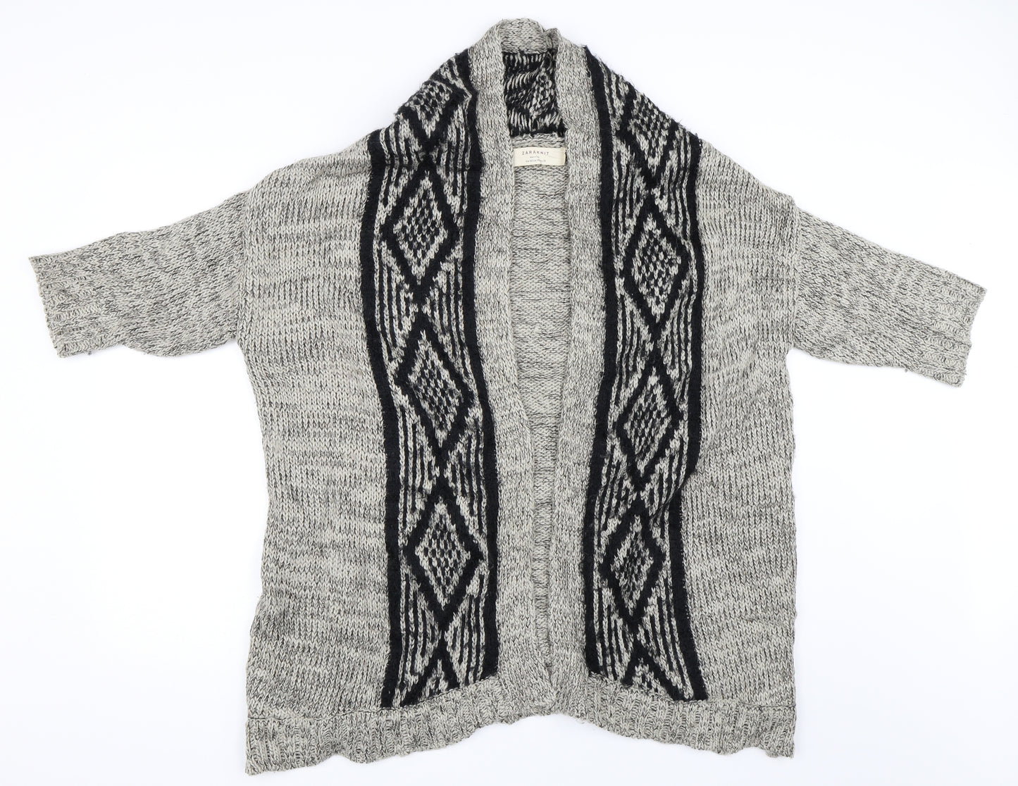 Zara Womens Beige   Cardigan Jumper Size M